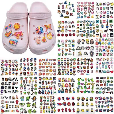 Kids Women Cute Cartoon Animals Shoe Charms Bundle Set Shoes DIY Decorations • £4.31