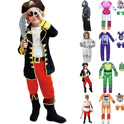 Kids Boys Astronaut Pirate Five Nights At Freddy's Costumes Fancy Dress Cosplay • £11.19