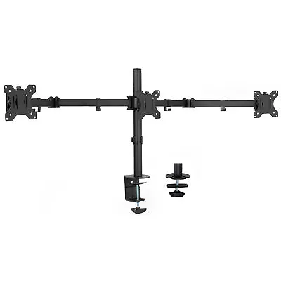 VIVO Triple Monitor Adjustable Mount Articulating Stand For 3 Screens Up To 24  • $59.99