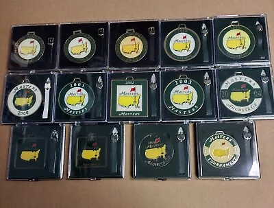 1994-2010 Masters Tournament Bag Tags Lot OF (14) Different Agusta National • $995