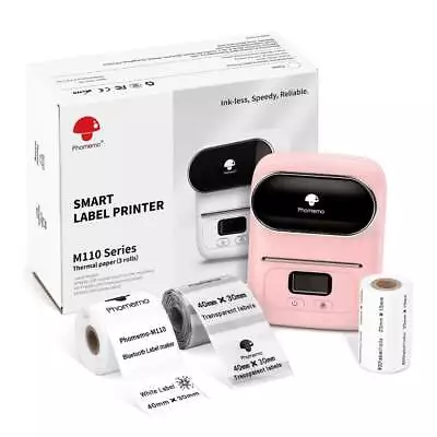 Label Printer M110 Thermal Bluetooth Wireless Address Label Maker Machine Lot • $6.99