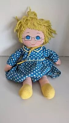 Vintage Mattel Mrs Beasley 8696 Cloth Baby Blonde Hair Doll Plush 1973 • $21.24