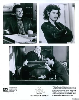 1993 Marisa Tomei Joe Pesci Starring In Comedy My Cousin Vinny Movies Photo 8X10 • $19.99