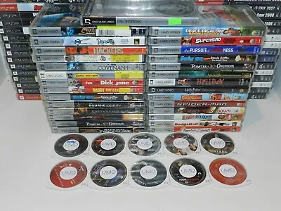 $7.91 • Buy Sony PSP Playstation Movies Complete Fun You Pick & Choose Video Games Lot UMD