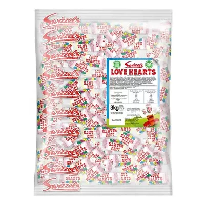 Swizzels Mini Love Hearts Full 3kg Bag Wedding Retro Party Valentine Sweets • £19.99