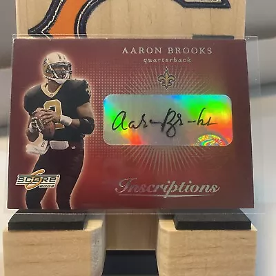 2002 Score Inscriptions Aaron Brooks Auto #IN-23 • $6.99