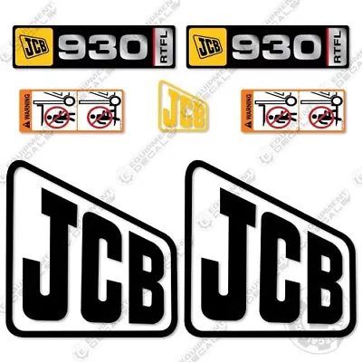 $124.95 • Buy Fits JCB 930 RTFL Decal Kit Forklift - 7 YEAR OUTDOOR 3M VINYL!