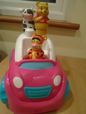  Winnie The Pooh And Tigger Too Plus Car With Cow Stowaway • £10.50