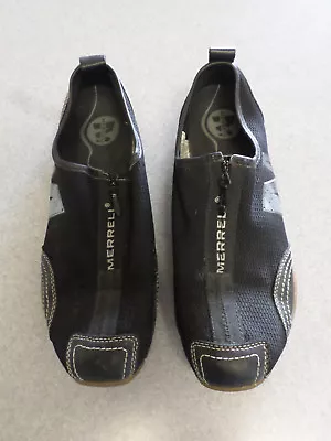 Merrell  Barrado  Black Leather And Mesh Fitness Shoes. Women's 8.5  • $26.95