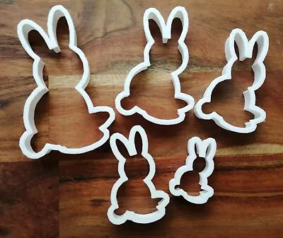 Rabbit Side Cookie Cutter Biscuit Dough Face Pastry Icing Easter 4 Size AL118-21 • £3.55