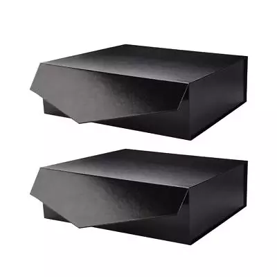 Packhome 2Pack Gift Boxes (13.5x9x4.1 Inches) - Large With Lids Magnetic Closure • $20.99