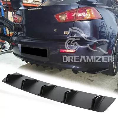 For Mitsubishi Lancer EVO 9 X Rear Bumper Diffuser Spoiler Splitter Lip 10 Fins • $39.55