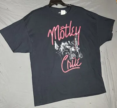 Motley Crue Girls Men's T Shirt Harley Davidson Ride Rock Band Tee XXL New • $21.10