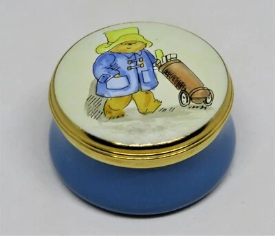 $89.99 • Buy Crummles English Enamel Box- Paddington Bear & Golf Cart - Golfing - Books - Mib