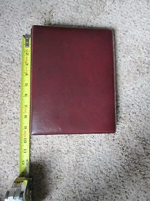 Franklin Covey Planner 7-Ring Burgundy Vinyl Storage Binder • $20