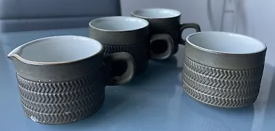 Denby Coffee Set Chevron – Small - Vintage  • £19.20