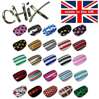 Salon Quality Professional NAIL WRAPS Foils Stickers Vinyl Print Hearts Dot UK 5 • £8