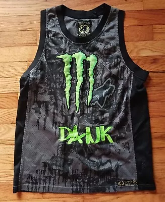 Fox Racing Monster Energy Ricky Carmichael Moto Jersey #4 Tank Top Mens Lg Dank • $25