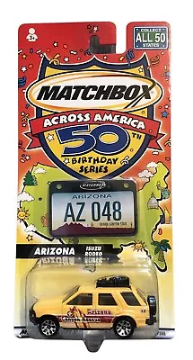 NEW MATCHBOX Car Across America 50th Birthday ARIZONA AZ Isuzu Rodeo • $3.99