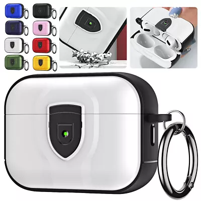 $11.93 • Buy For Apple Airpods Pro 1/2/3 2022 Case Armor Heavy Duty Shockproof Keychain Cover