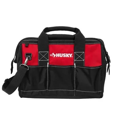 $21.99 • Buy NEW Husky 15 In. 8 Pocket Zippered Tool Bag
