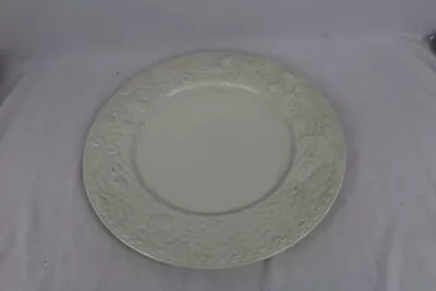 Mikasa English Countryside Chop Plate Round Platter White Embossed Fruit • $26