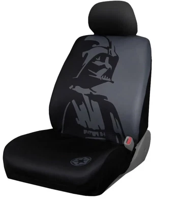 $32 • Buy Star Wars Darth Vader Low Back Seat Cover W/ Headrest Cover *distressed Pkg