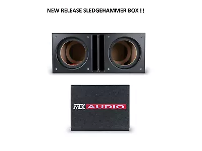  MTX AUDIO SLH10X2 Sledgehammer Unloaded Enclosure For Dual 10  Round Subwoofers • $219.99