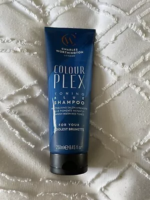 Charles Worthington Colourplex Toning Blue Shampoo - Coolest Brunettes • £5