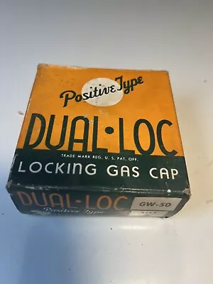 Vintage NOS 1920s-1950s Stant Dual-Loc Chrome Locking Fuel Gas Cap Size A. GW-50 • $49