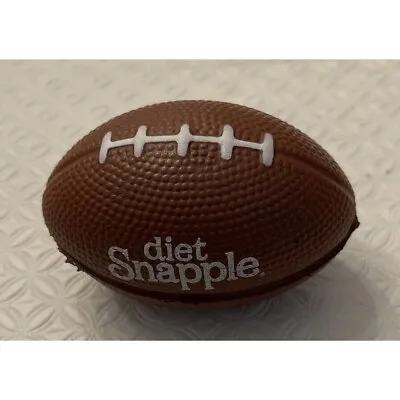 MINI FOOTBALL Foam ADVERTISING SNAPPLE DRINKS DIET • $7.80