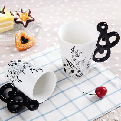 Instruments Guitar Horn Music Note Cup Ceramic Coffee Tea Milk Novelty Mug Cup • $5.99