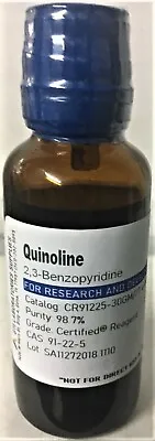 Quinoline Certified® Reagent 30g   • $42.40