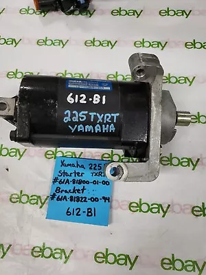 Yamaha 2-Stroke Outboard Motor V6 225 HP TXRT Starter 61A-81800-01-00 • $65