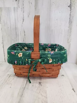 VINTAGE 1989Longaberger Market Basket Liner & Protector Basket • $35.99