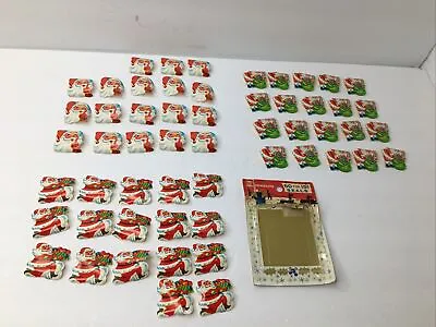 VINTAGE Dennison's Christmas Seals Santa Claus 55 Total • $45