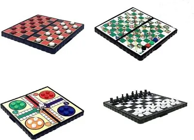 Mini Magnetic Travel Board Games - Chess  Ludo  Snakes And Ladders  Draughts • $4.92