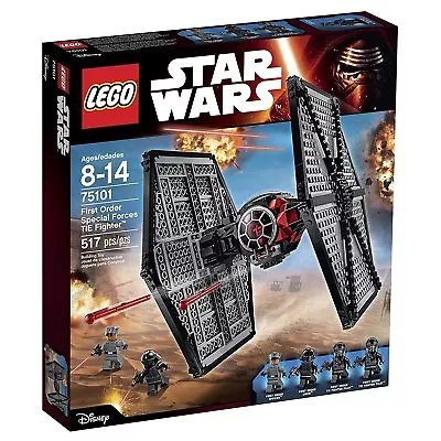 Lego Star Clone Wars 75101 FIRST ORDER SPECIAL FORCES TIE FIGHTER Pilot NEW NISB • $189.99