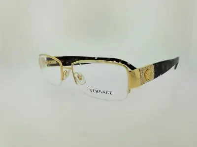 Versace 1175b 1002 53mm Pale Gold Frame With Clear Demo Lenses • $159.99