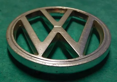 VW Volkswagen Hood Emblem Aluminum Badge 113853601B Original ~ 3.25” USED • $10
