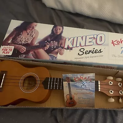 Kohala Kine'O Series Hawaiian Style Soprano Ukulele • $35