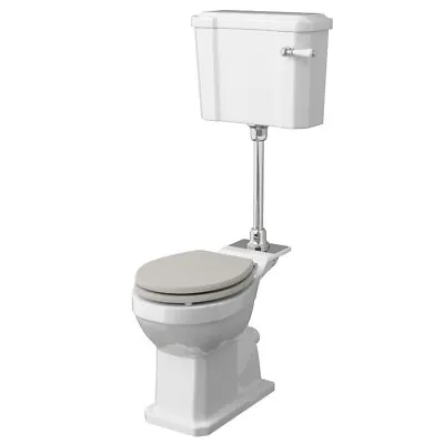£298.95 • Buy Hudson Reed Richmond Mid Close Coupled Toilet Cistern & Flush Pipe Kit Exc Seat