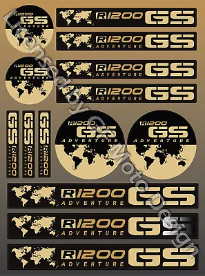 R1200 GS Adventure Motorbike Decal Set 14 Stickers R1200GS BMW /132 • £13.45