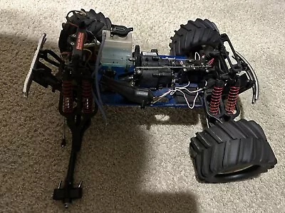 Traxxas T-Maxx Monster Truck Roller Slider Chassis Used • $76