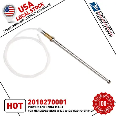 For Mercedes R107 W123 W124 R129 W211 Power Antenna Mast #2018270001 • $11.99