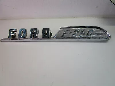 Vintage Ford F250 Fender Emblem  - 9121012a - RH - 16720-A • $75