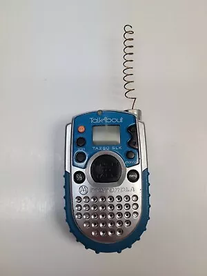 Motorola Talkabout TA280 SLK Blue & Silver Two-Way Radio Walkie Talkie • $7.95