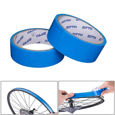 Blue Tubeless Rim Tape 16-35mm X 10.94yd For Mountain Road Bike Bicycle Wheel • $8.48