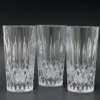 Set Of 3 Mikasa Crystal OLD DUBLIN Highball Glasses 5.75  • $75