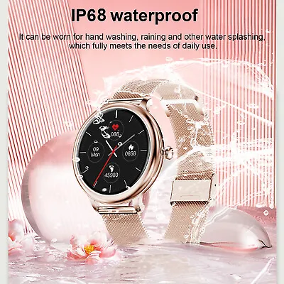 $47.86 • Buy NY33 Smart Watch For Women 1.09'' Screen Slim Body IP68 Health Monitor H0K0